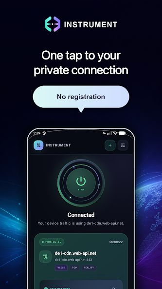 V2Ray Tunnel connection dashboard